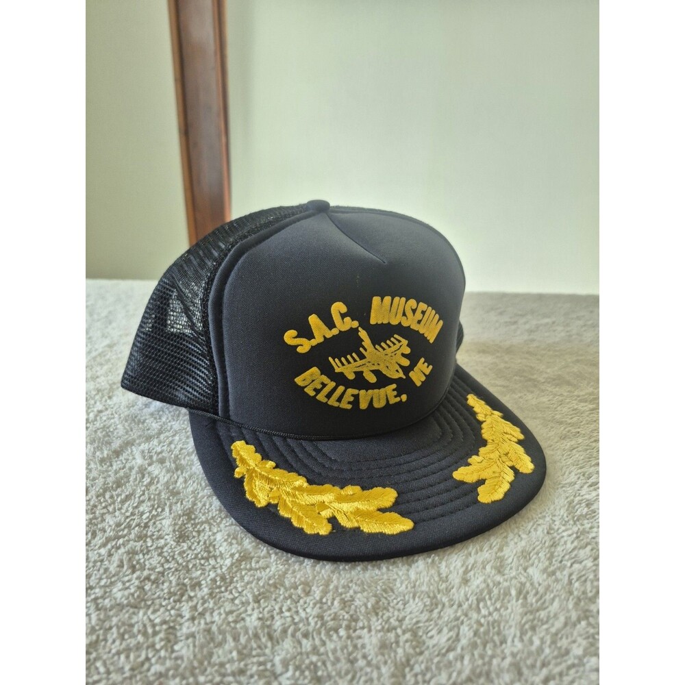 Vintage SAC Museum Bellevue NE Strategic Air Command Trucker Hat Snapback USAF